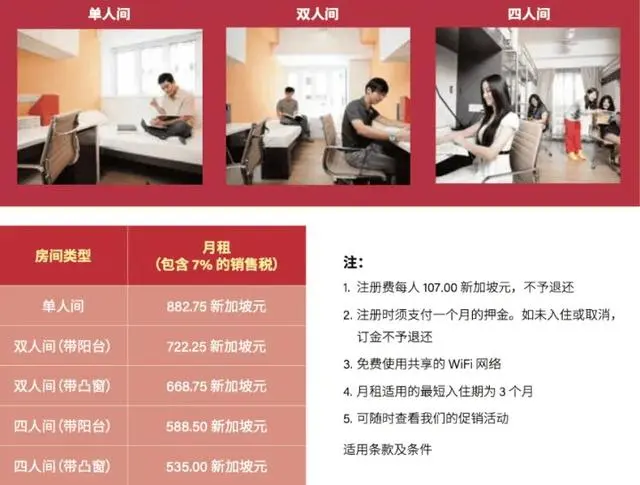 新加坡管理发展学院（MDIS）宿舍环境